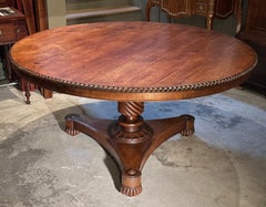 Anglo Colonial Teakwood Round Dining or Center Table