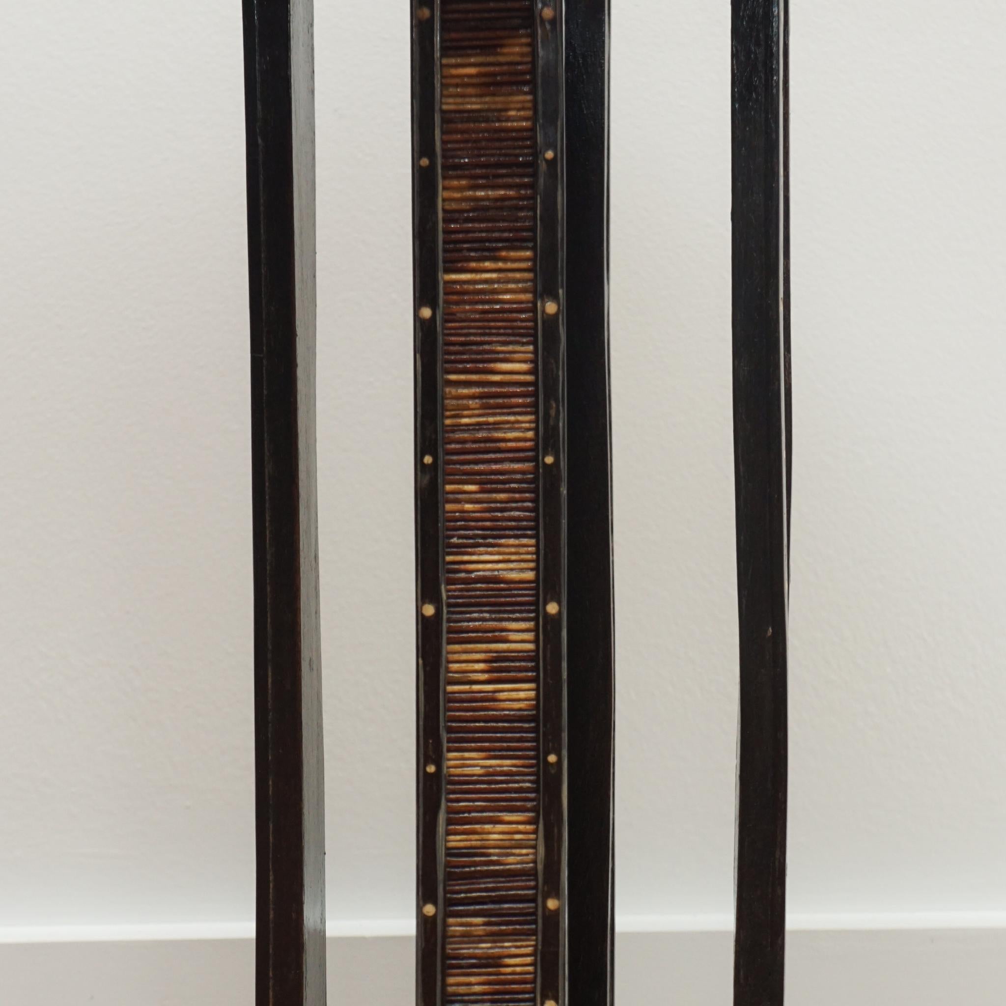 Anglo-Indian Accent Table with Ebony and Quill Detailing 3