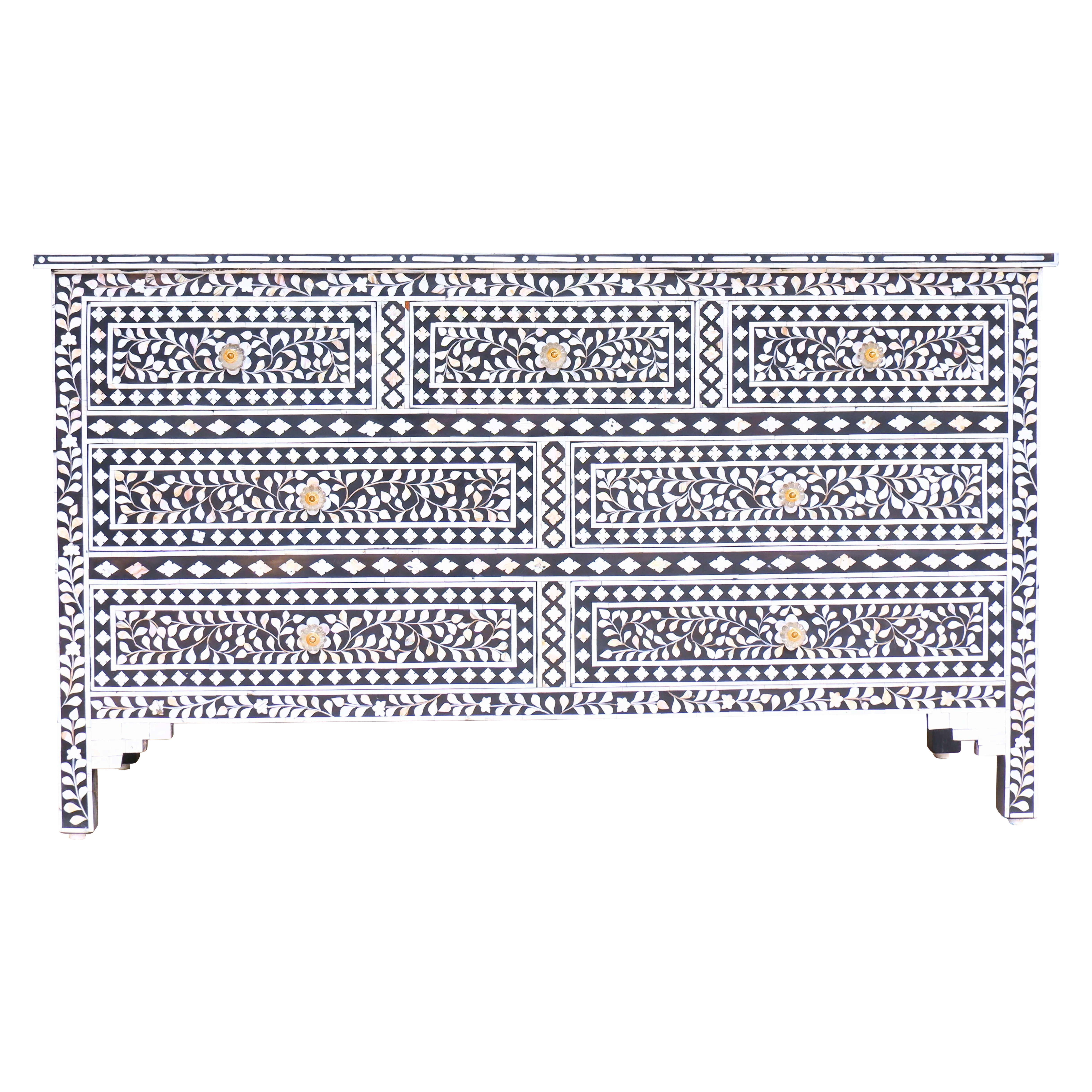 What is bone inlay furniture?