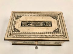 Anglo Indian Bone and Wood Box