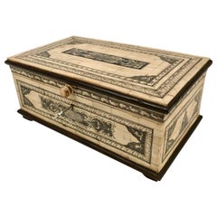 Anglo Indian Bone and Wood Box