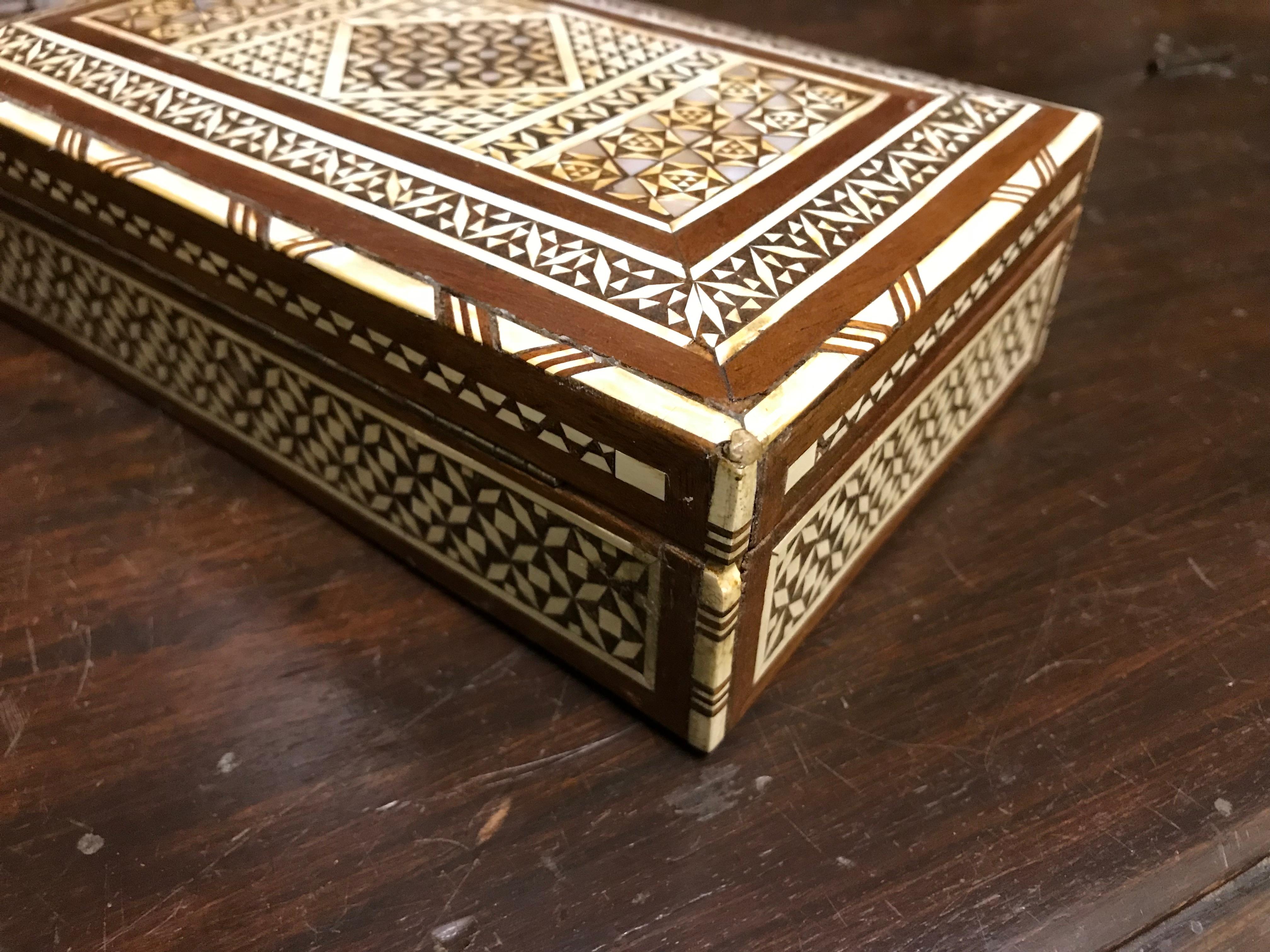 Anglo Indian Box with Mother-of-Pearl Inlay 1