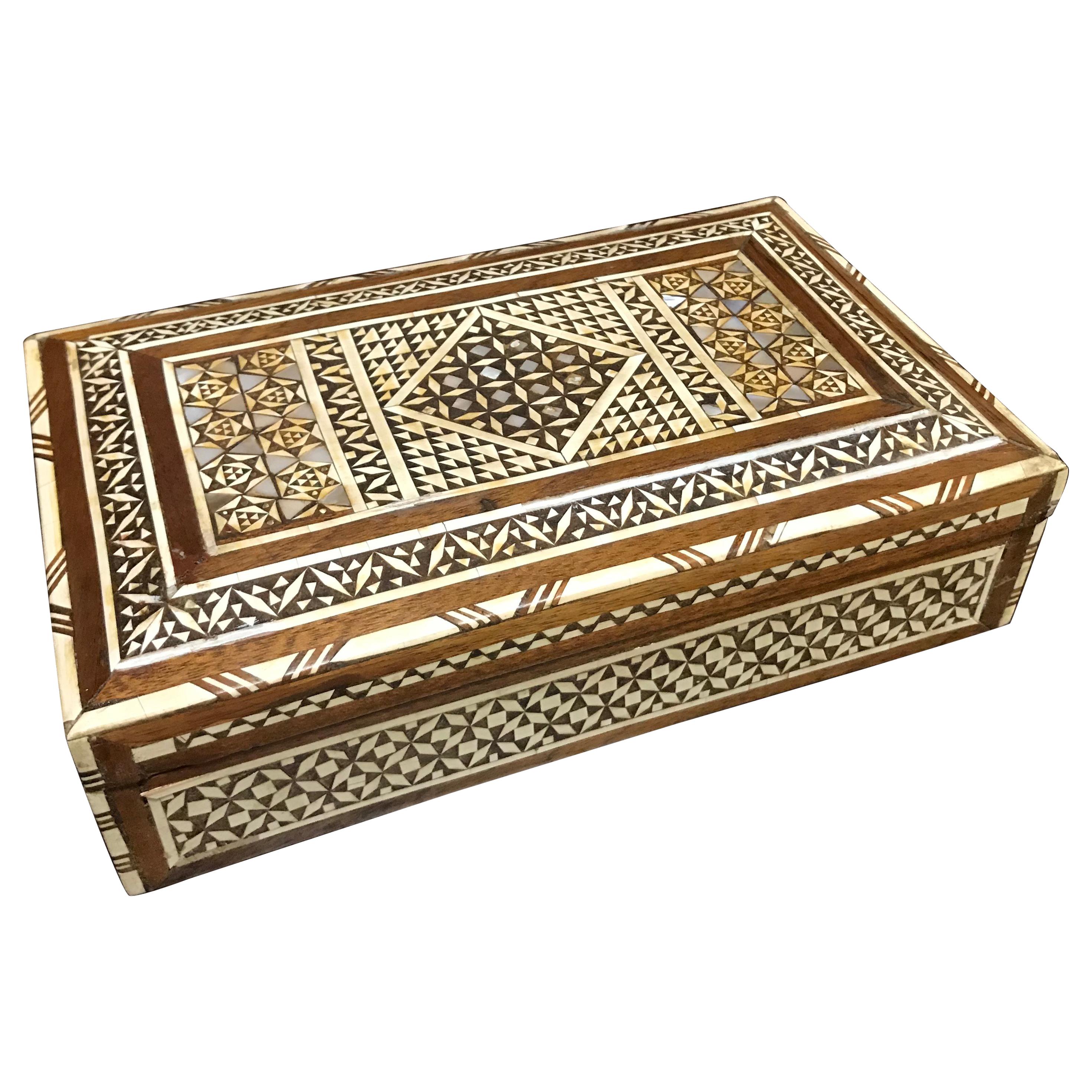 Anglo Indian Box with Mother-of-Pearl Inlay