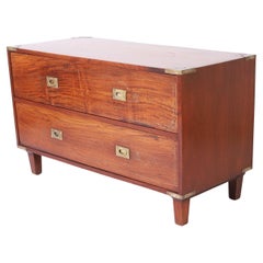 Anglo Indian Brass Inlaid Chest of Drawers