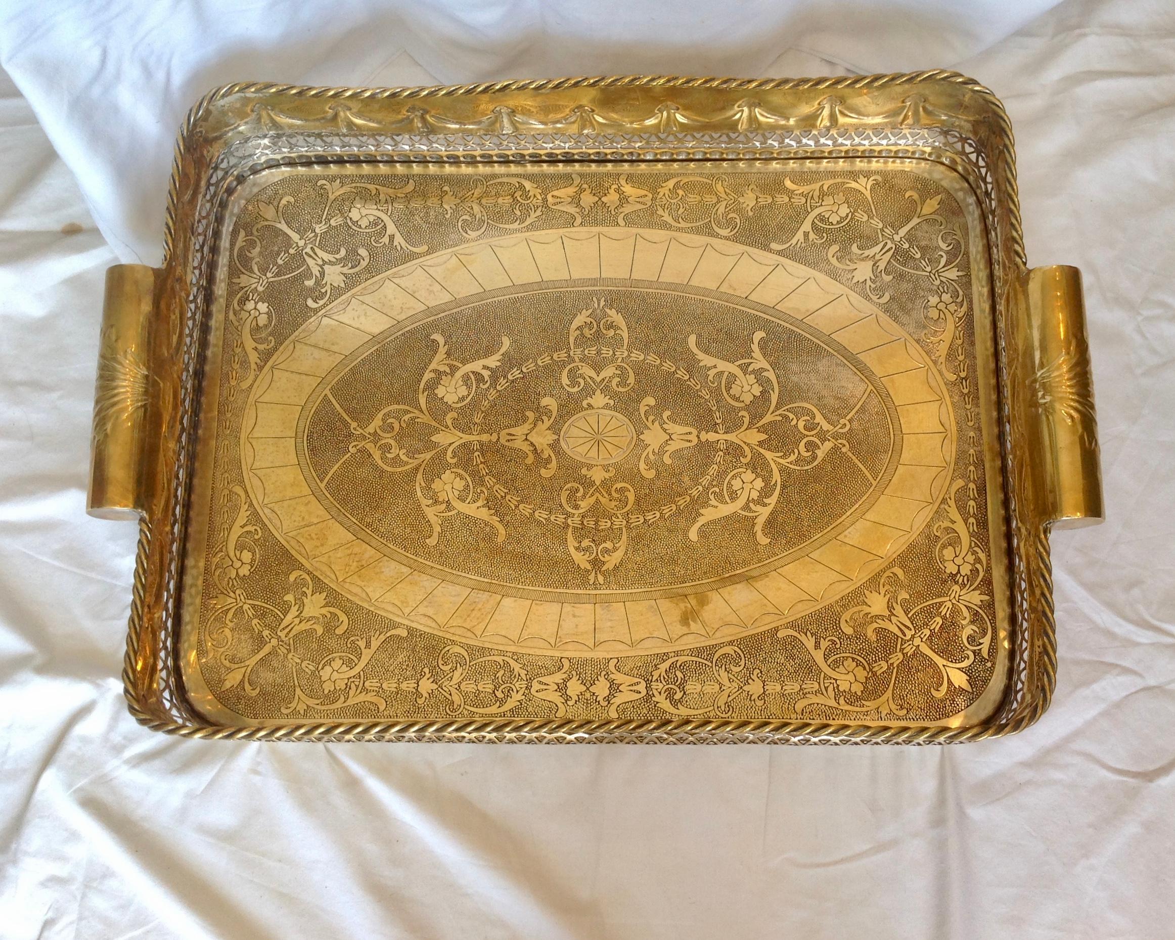 indian serving tray