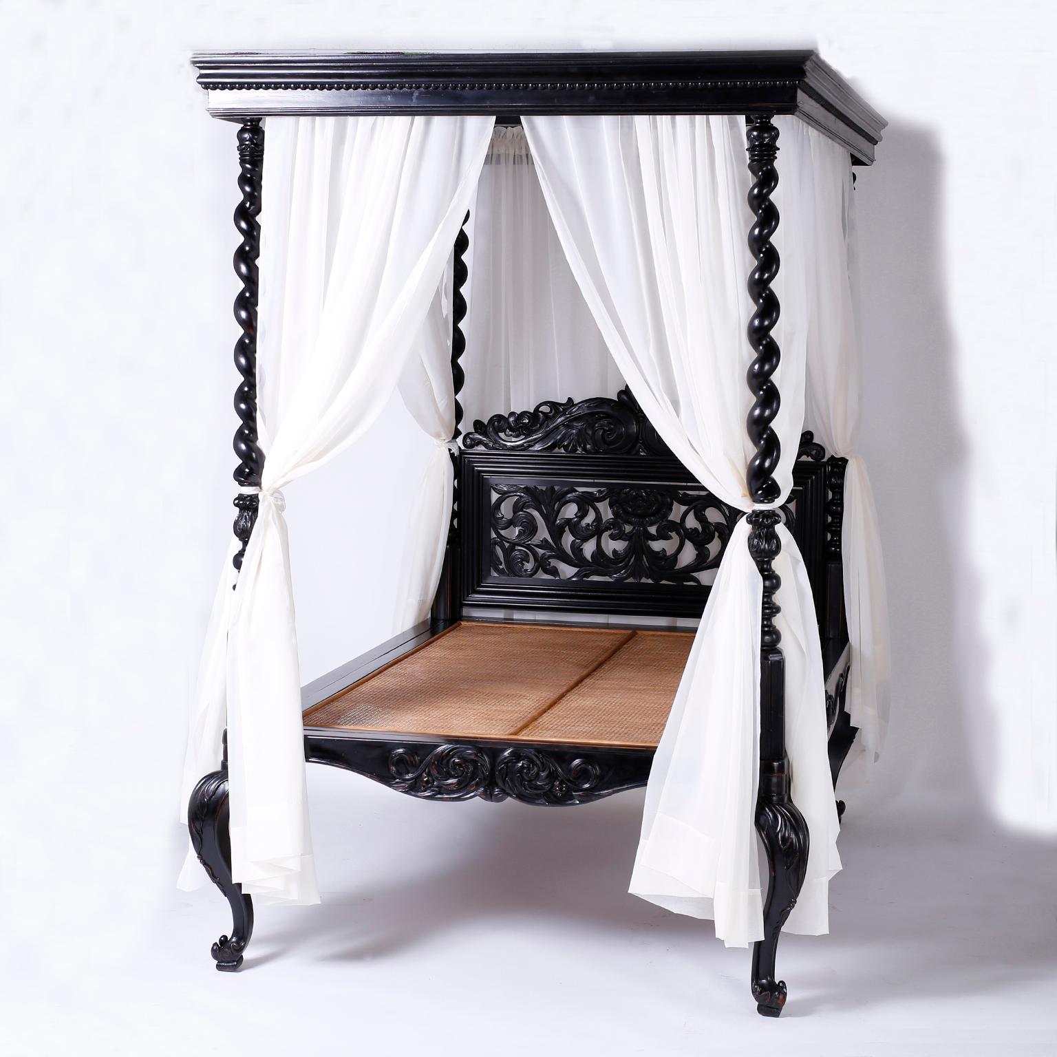 Anglo-Indian Anglo Indian Canopy Bed