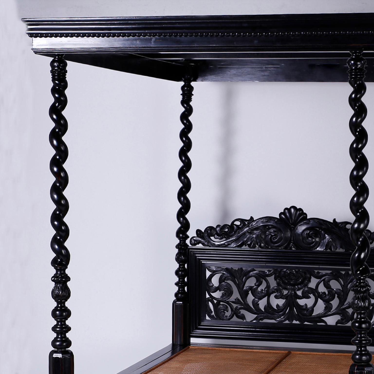 Anglo Indian Canopy Bed 1