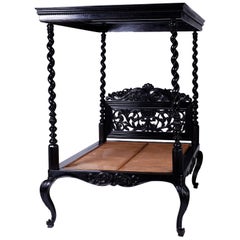 Antique Anglo Indian Canopy Bed