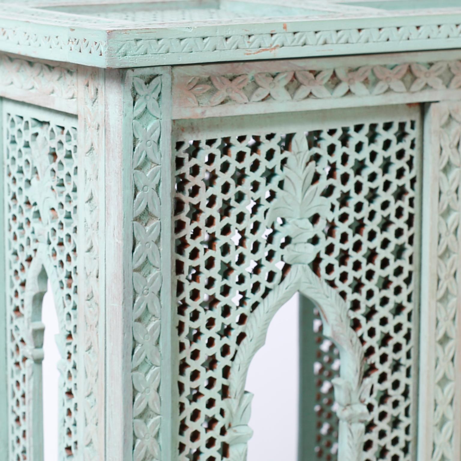 Anglo-Indian Carved and painted Console 3