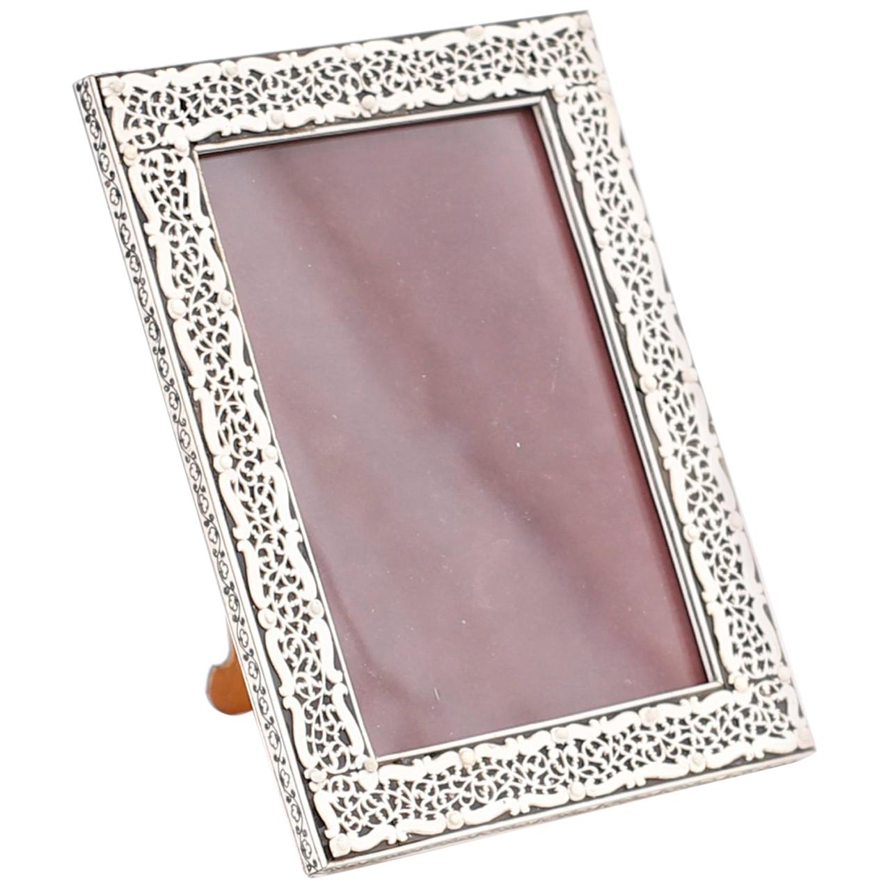 Anglo Indian Carved Bone Picture Frame at 1stDibs