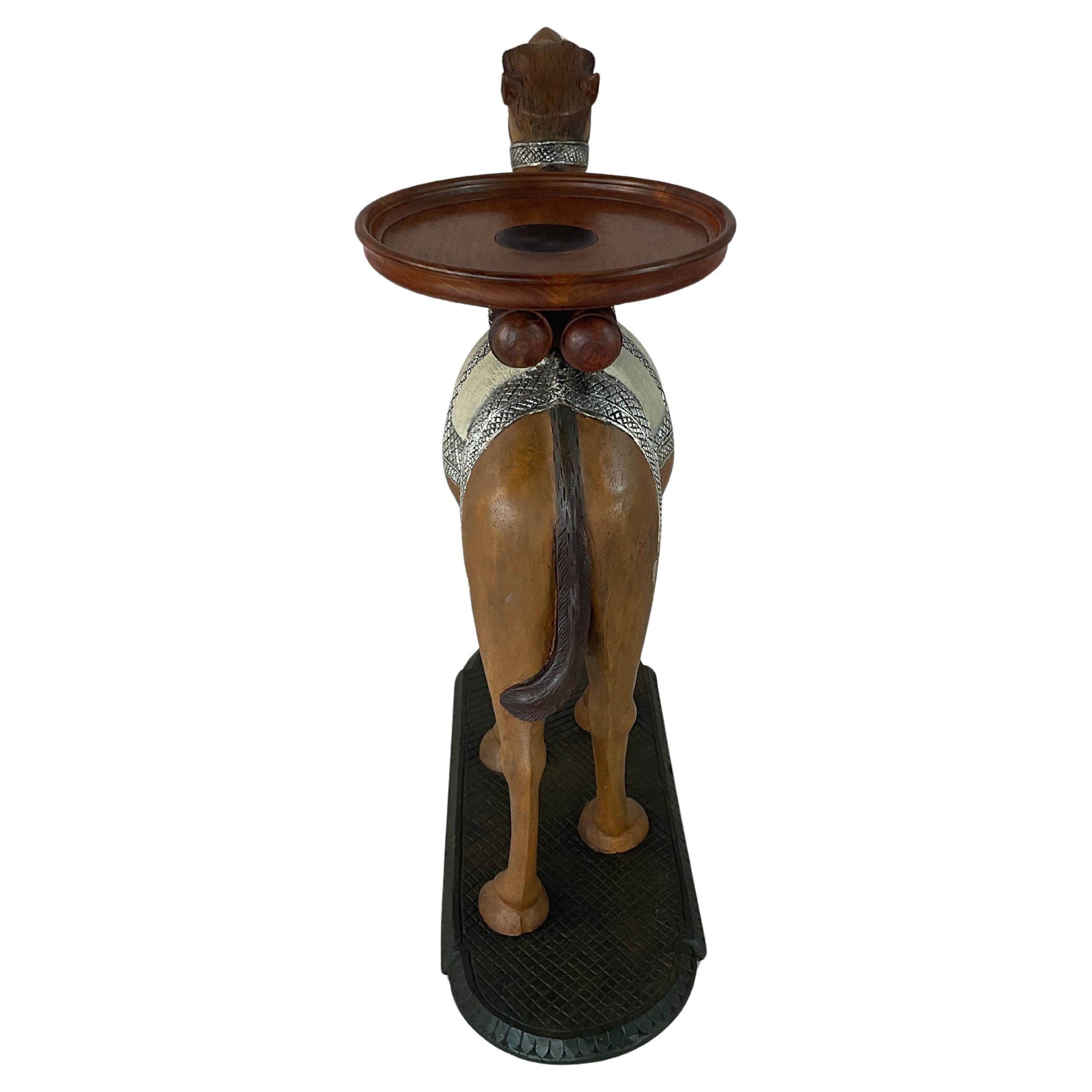 Anglo-Indian Carved Camel Side Table - 19th Century For Sale 7