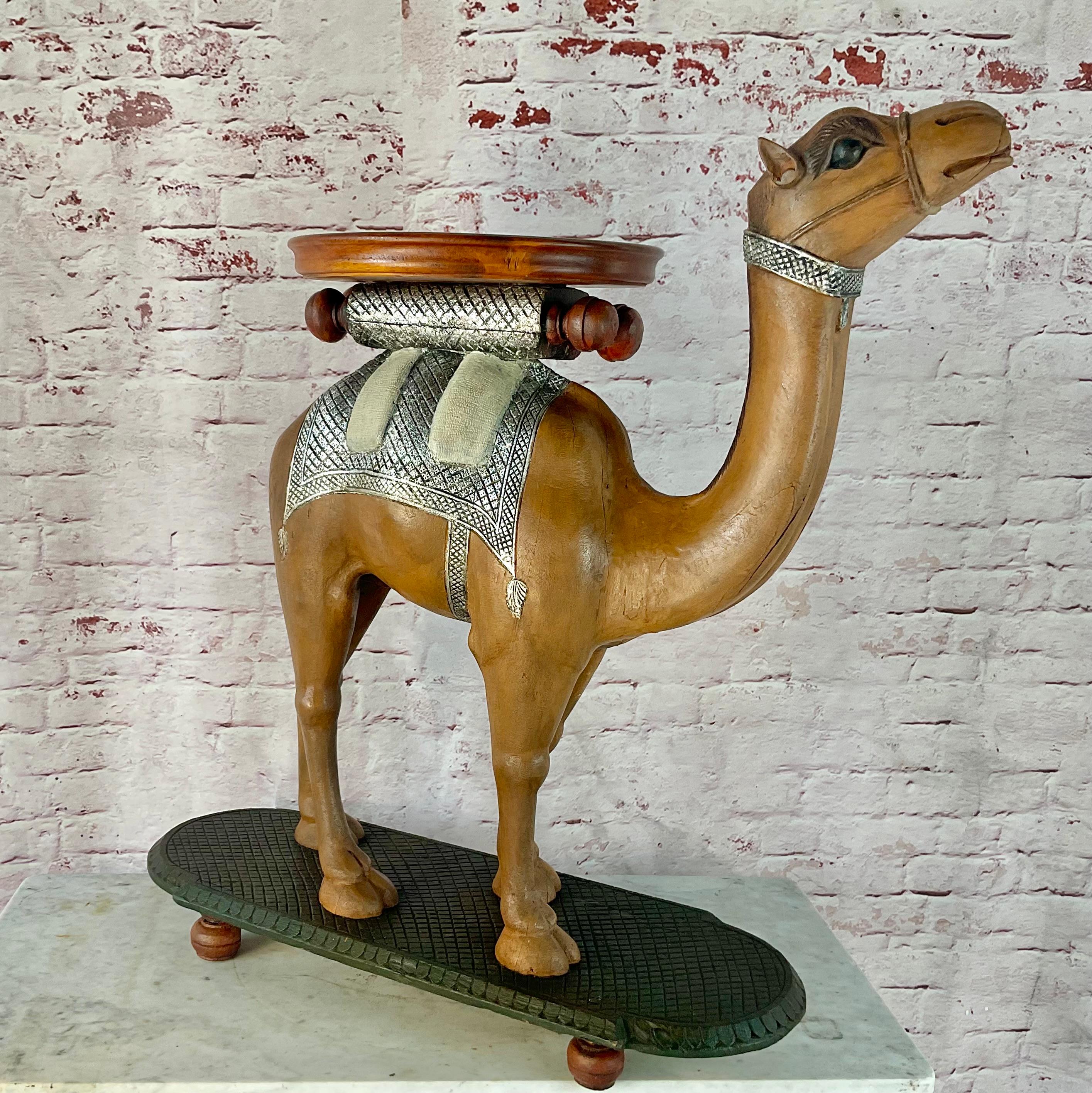 Anglo-Indian Carved Camel Side Table - 19th Century For Sale 2