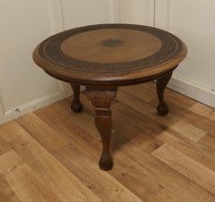 Anglo Indian Carved Teak Occasional Table or Coffee Table