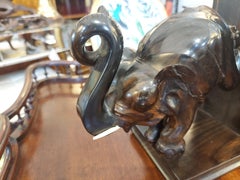 Anglo-Indian (Ceylon) 19thC Macassar Ebony Bookrests
