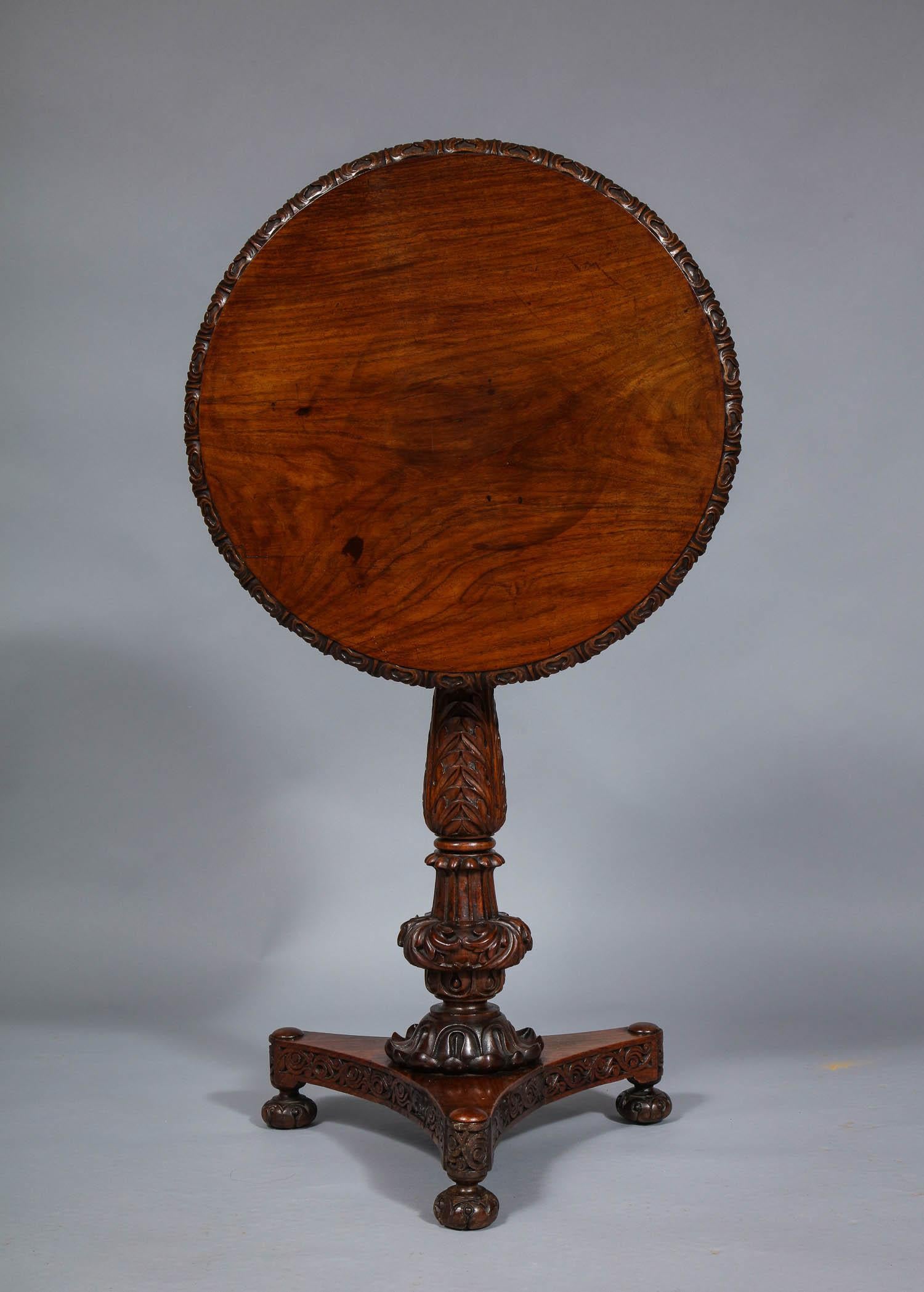 Anglo Raj Anglo-Indian Circular Table