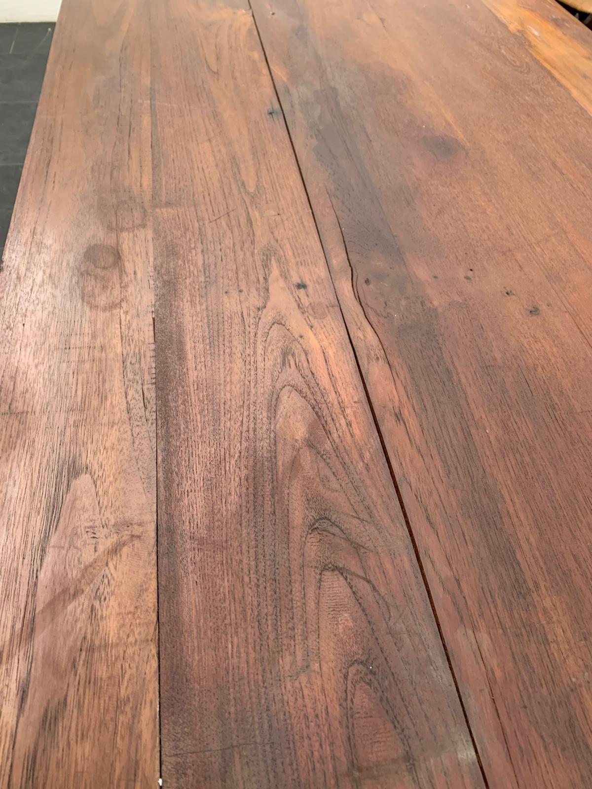 Scrivania anglo-indiana Coloni in teak, 1890 in vendita 6