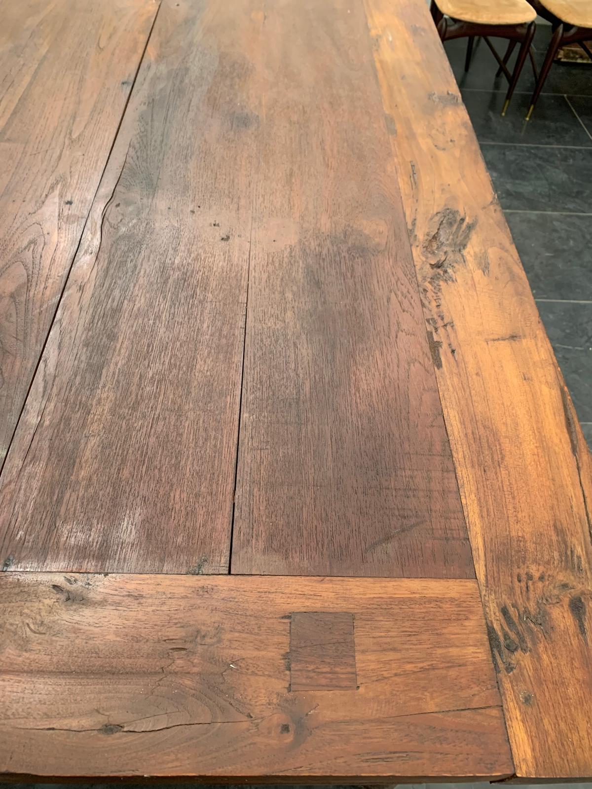 Scrivania anglo-indiana Coloni in teak, 1890 in vendita 8