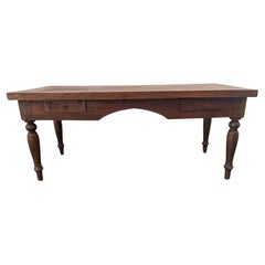 Anglo Indian Colonial Teak Desk, 1890s