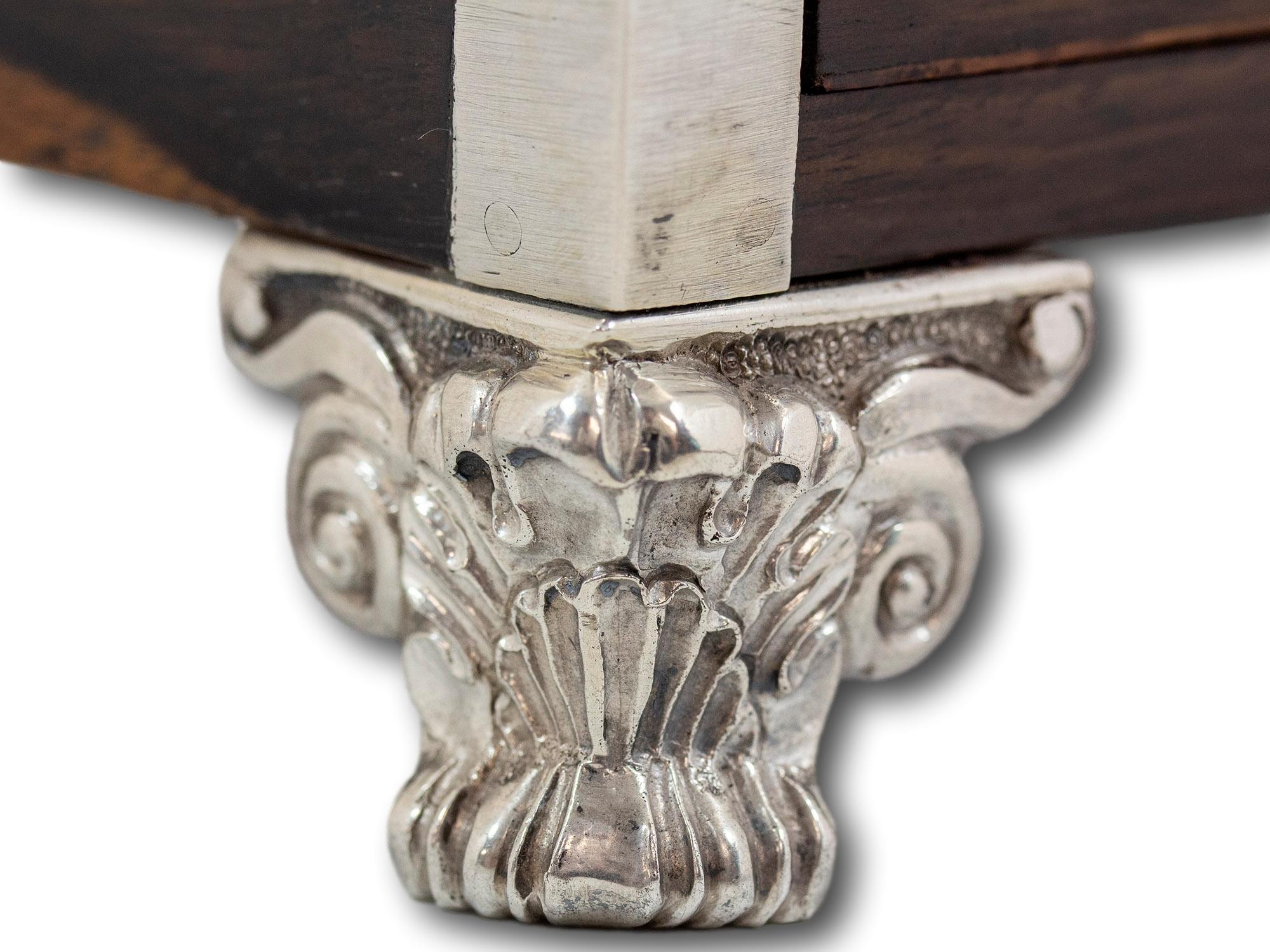 Costurero angloindio de Coromandel y plata Silver en venta