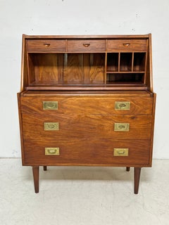 Anglo-Indian Danish Modern Style Secretary Desk / Vanity by Hayat, Circa 1960s