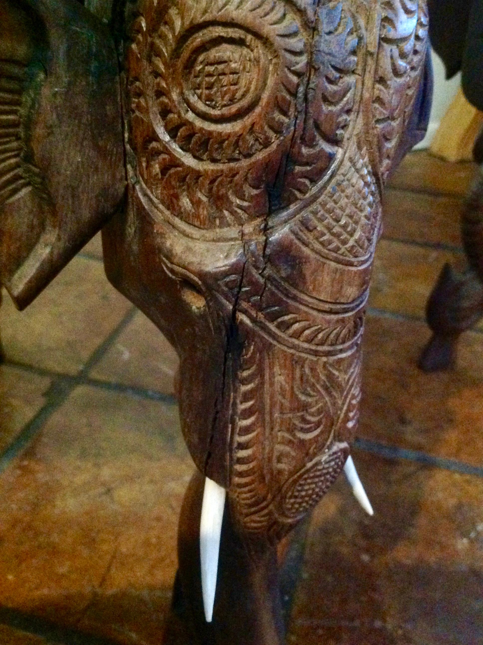 Anglo-Indian Elephant Motif Coffee Table 2