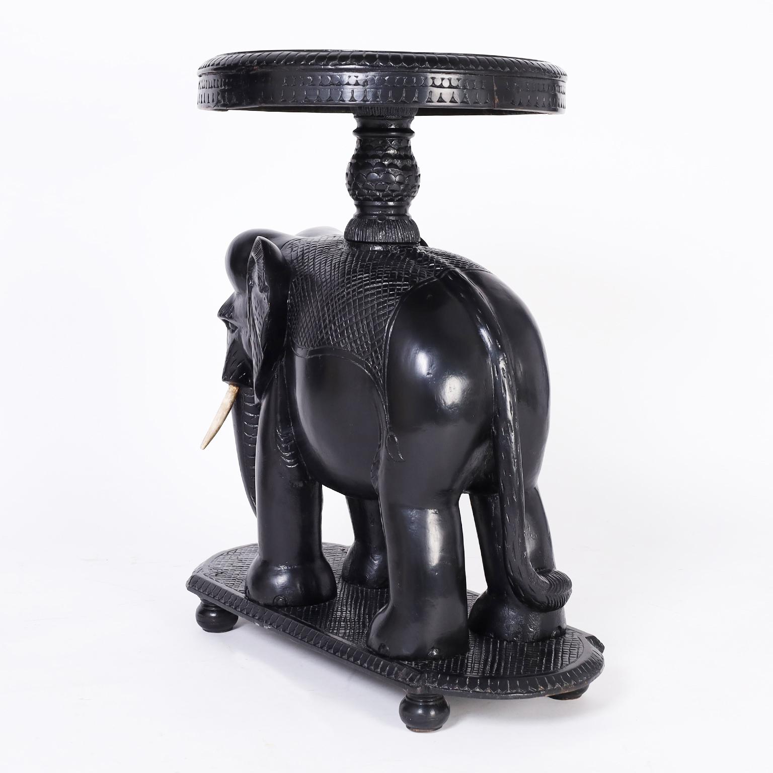 Anglo-Indian Anglo Indian Elephant Table or Stand For Sale