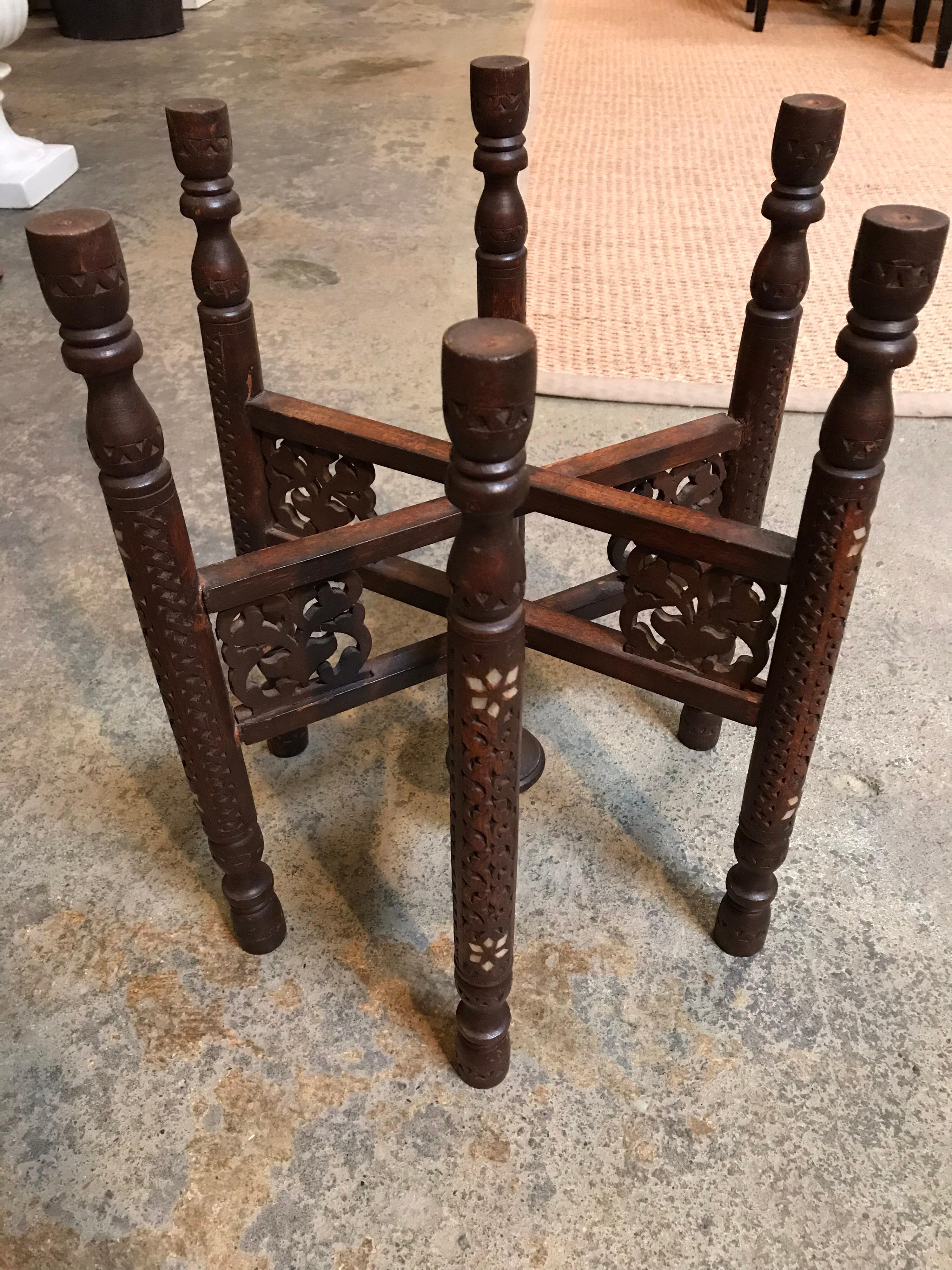 anglo indian folding table