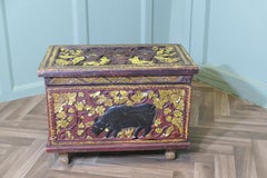 Anglo Indian Gilt and Carved Chest