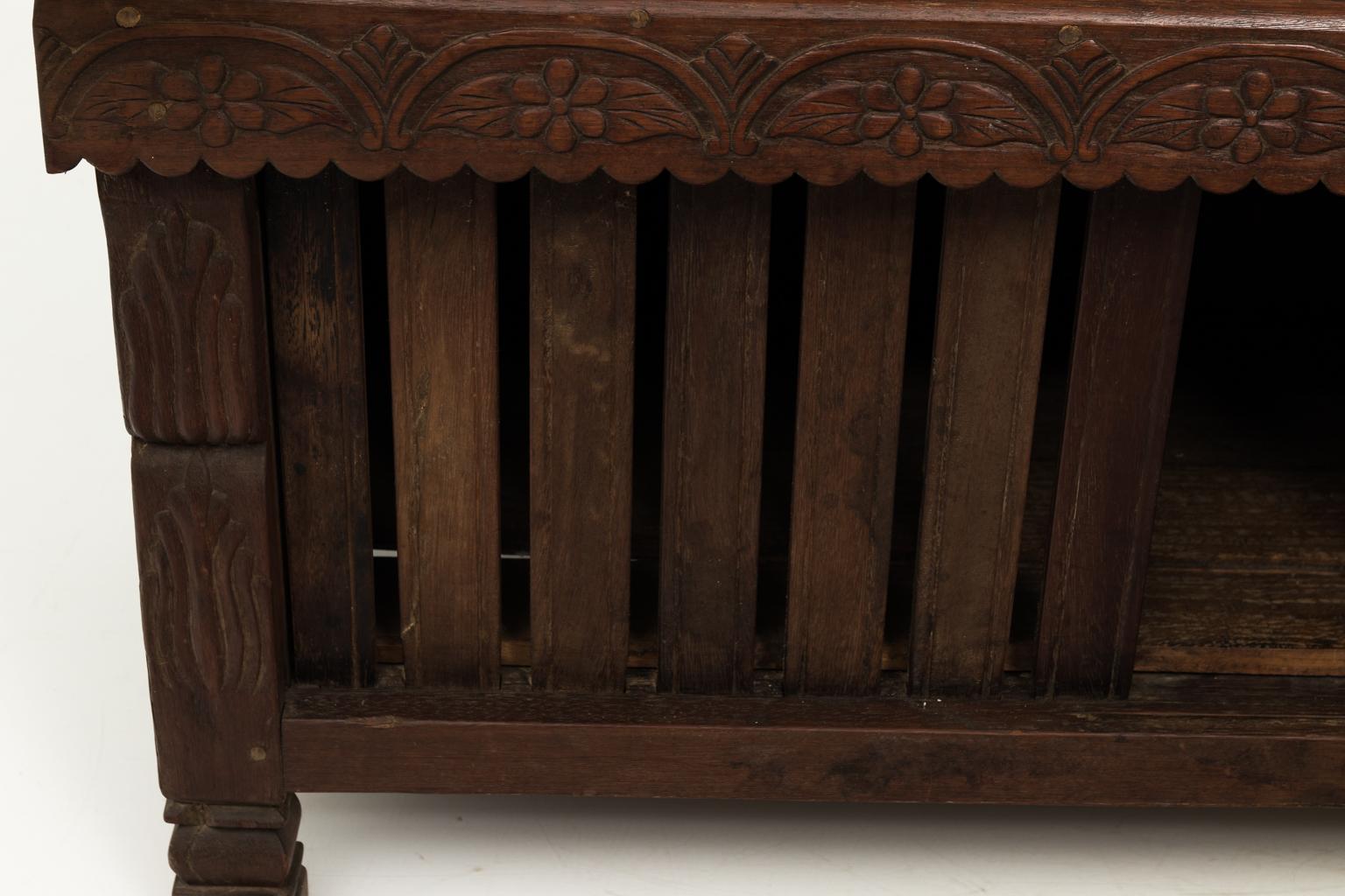 Anglo-Indian Hall Bench 4