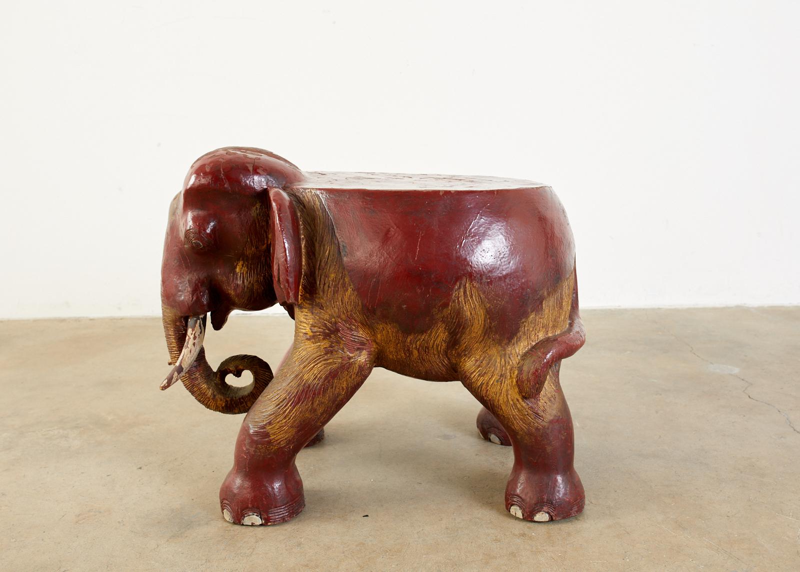 indian elephant stool