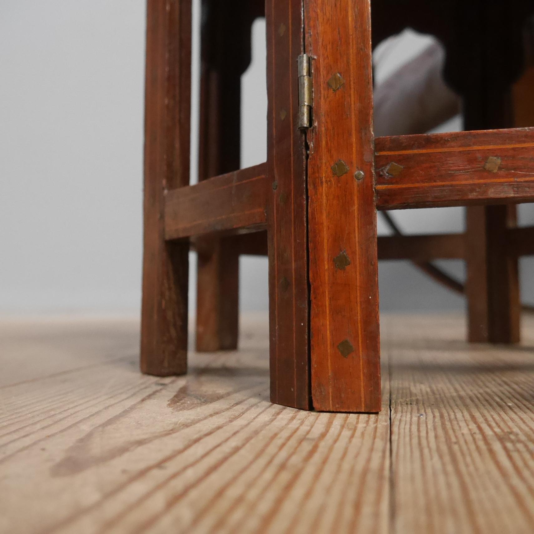 Inlay Anglo Indian Hoshiarpur Table, circa 1900
