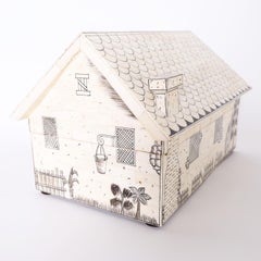 Anglo Indian House Form Bone Box