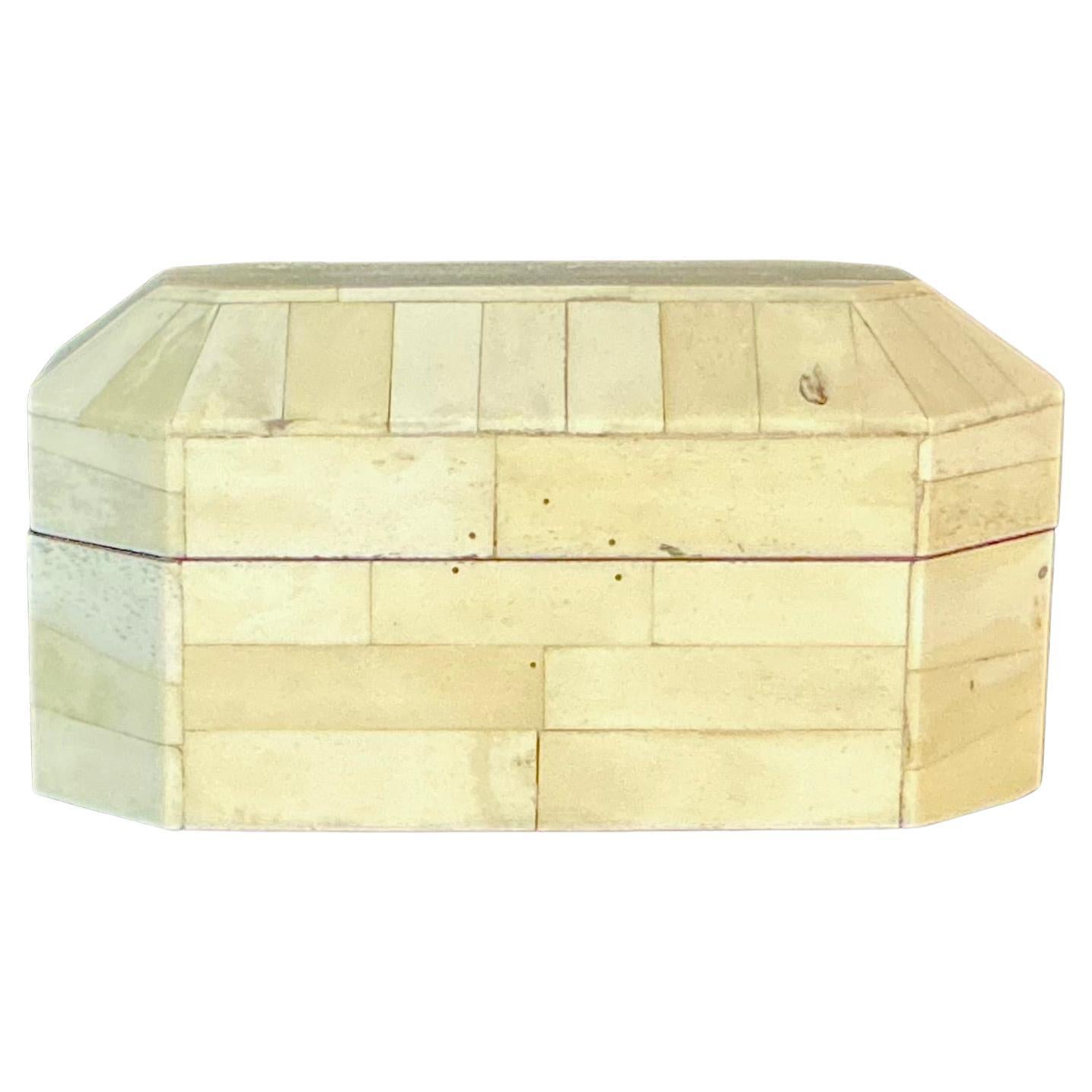 Anglo-Indian Inlaid Bone Box