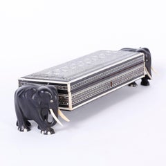 Anglo Indian Inlaid Box with Elephants