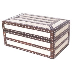 Caja de pluma con incrustaciones anglo indias