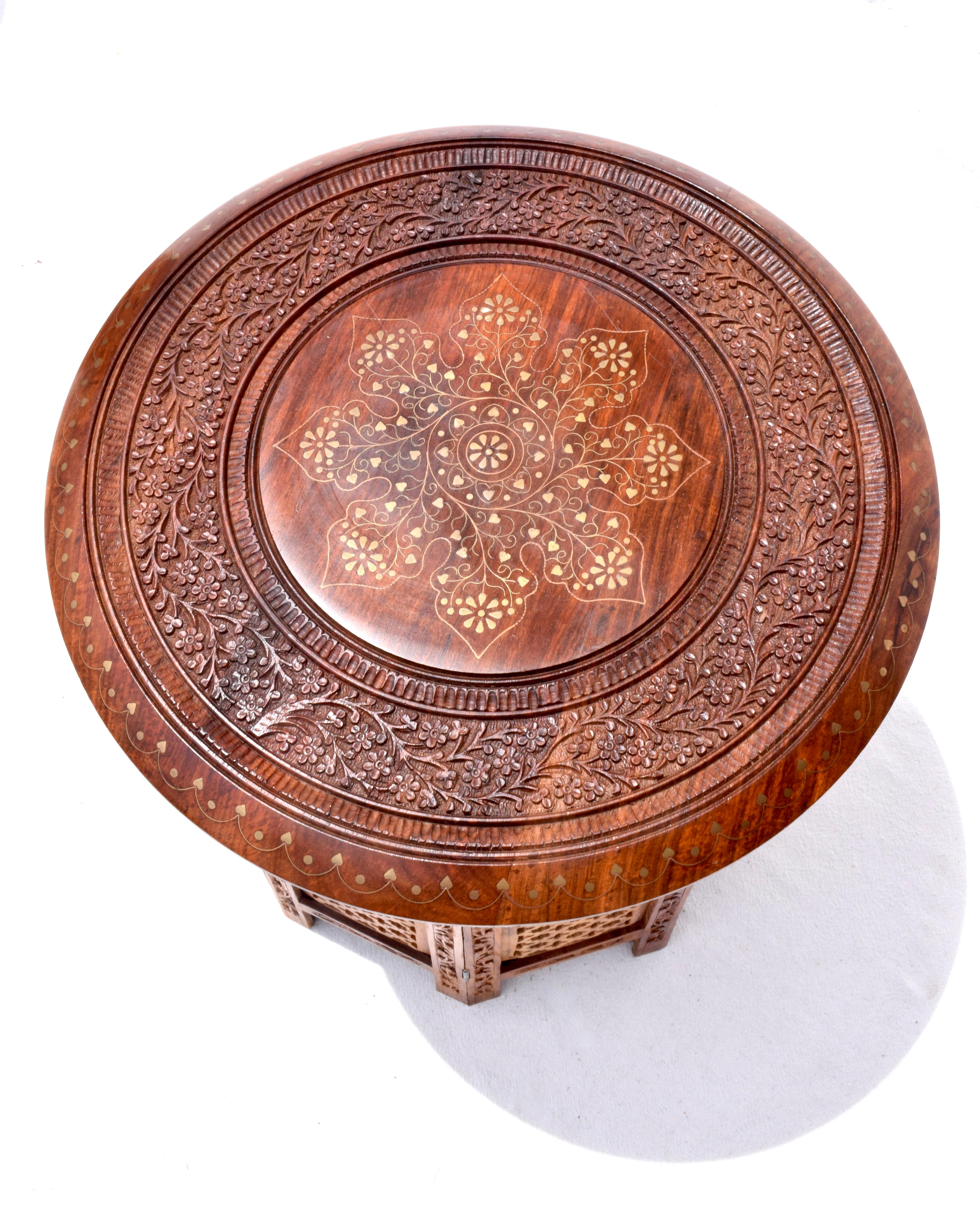 Anglo-Indian Anglo Indian Inlayed Stands, Pair For Sale
