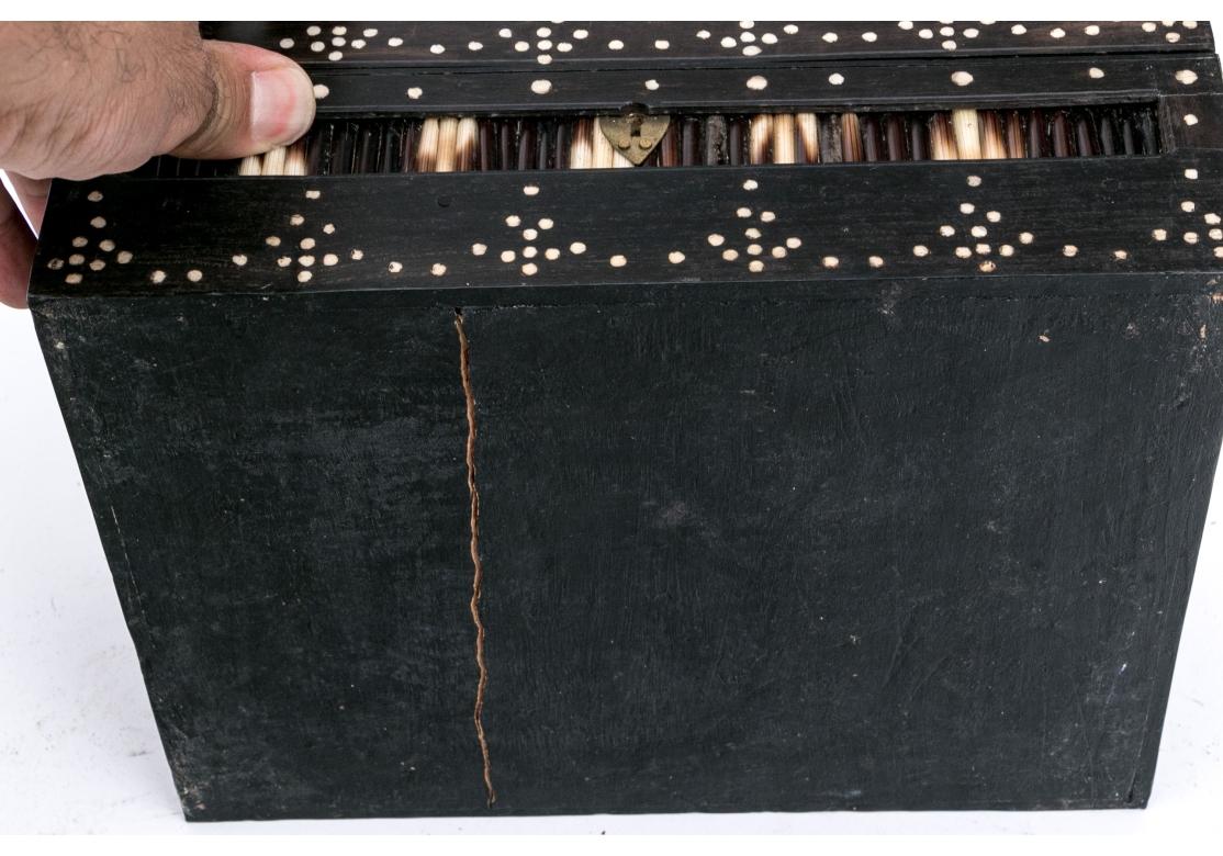 Other Anglo-Indian Large Rectangular Porcupine Quill Box