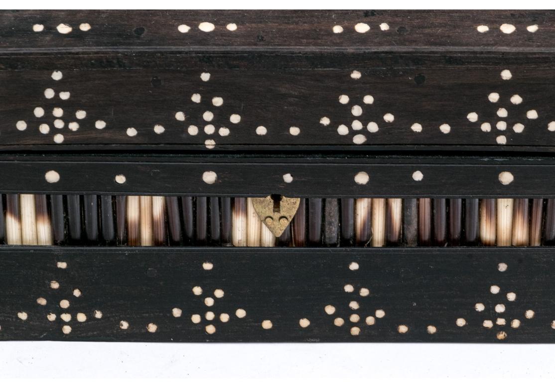 Anglo-Indian Large Rectangular Porcupine Quill Box 2