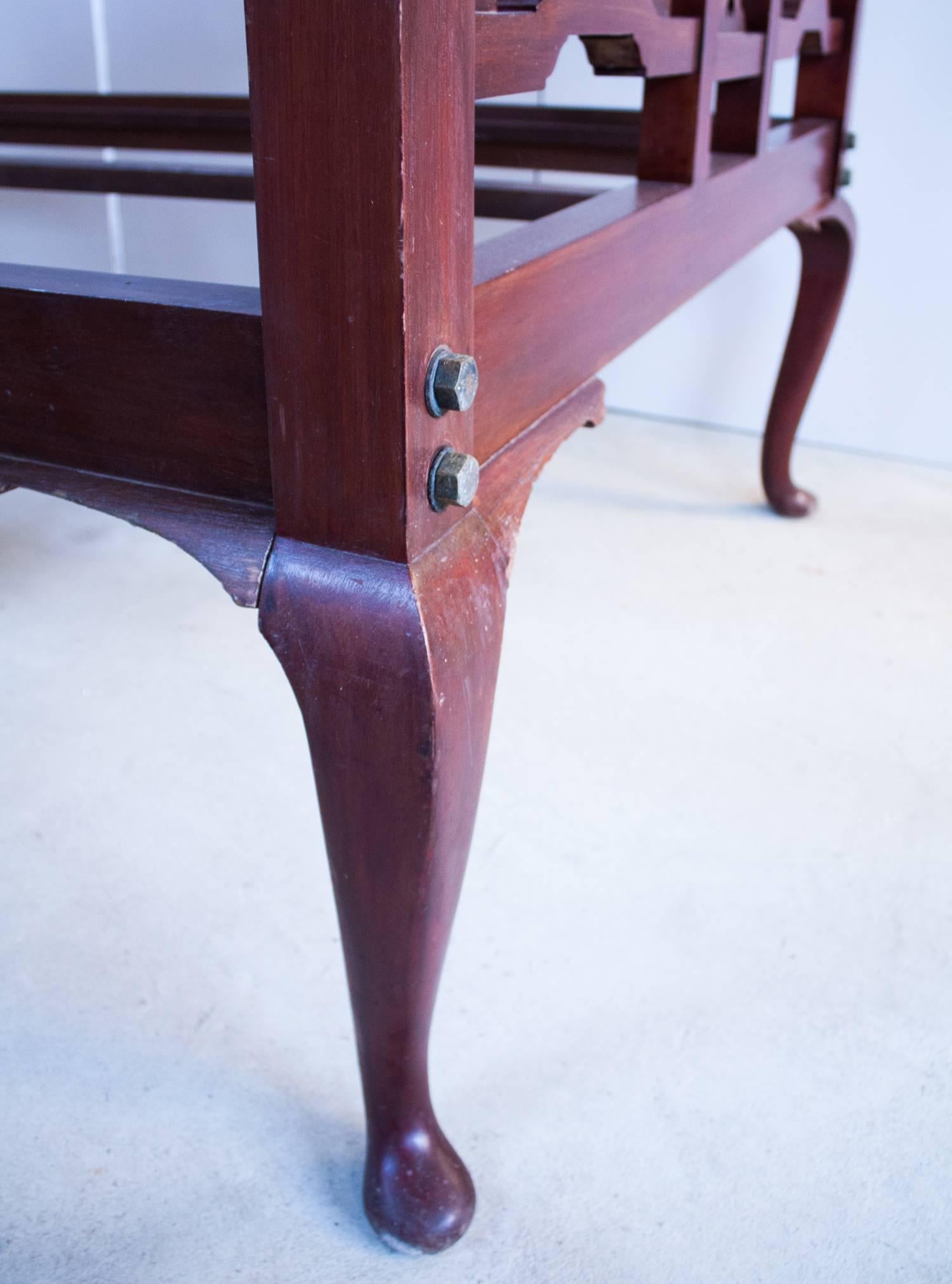 Anglo-Indian Mahogany Tester or Canopy Bed 1