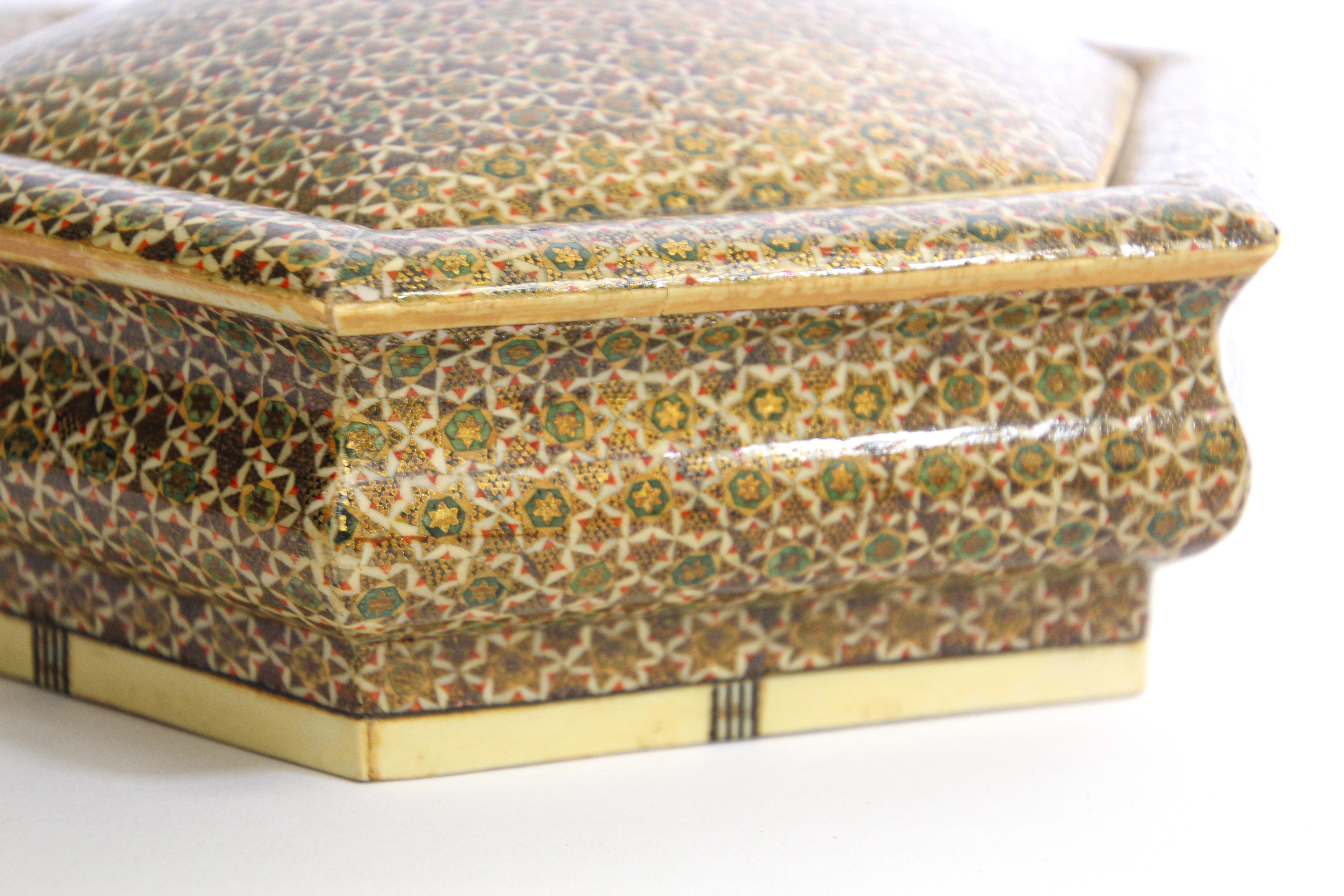Anglo Indian Micro Sadeli Mosaic Inlaid Box 5