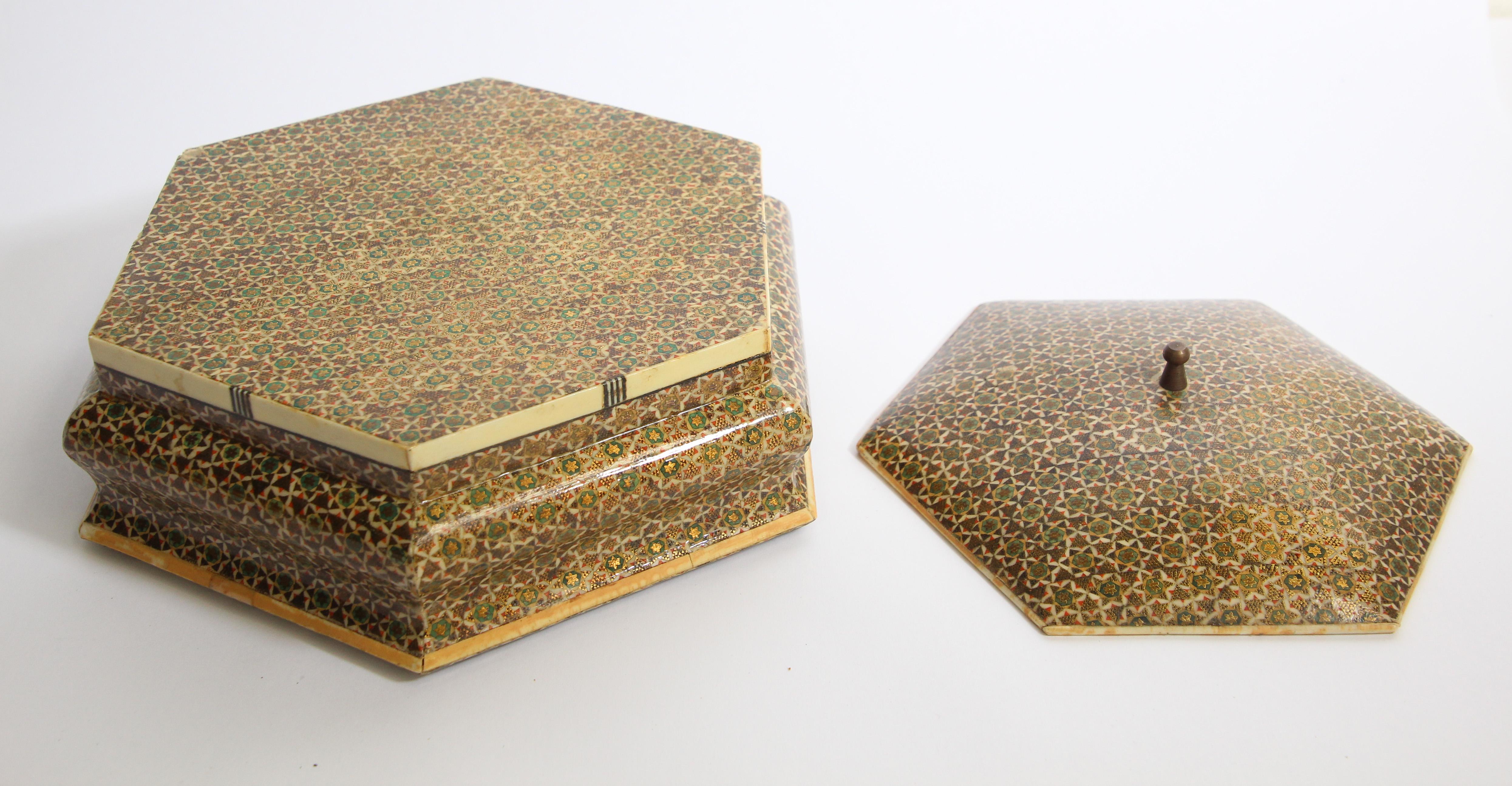 Anglo Indian Micro Sadeli Mosaic Inlaid Box 13