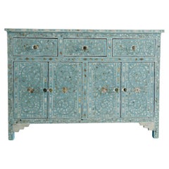 Anglo Indian Mother of Pearl Buffet Cabinet, Sideboards