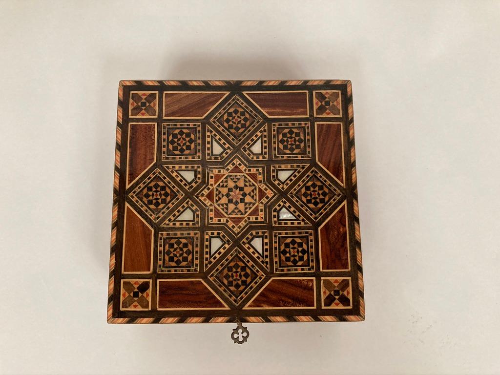 mother of pearl inlay box