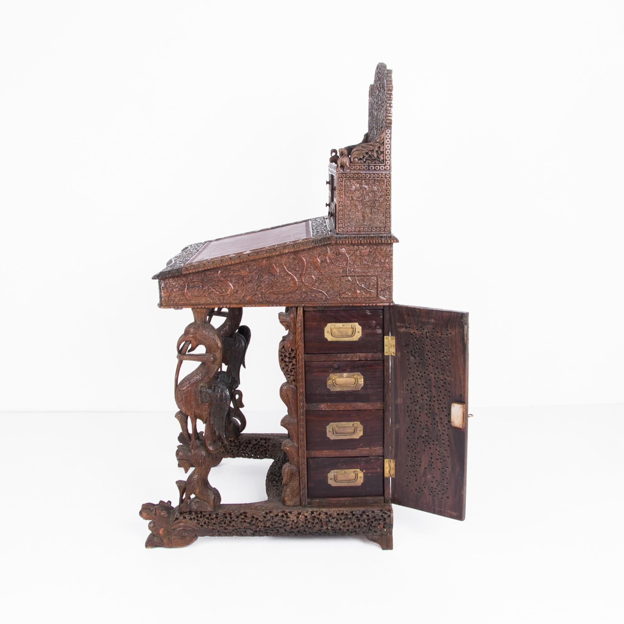 Anglo Indian Ornamental Writing Desk 1