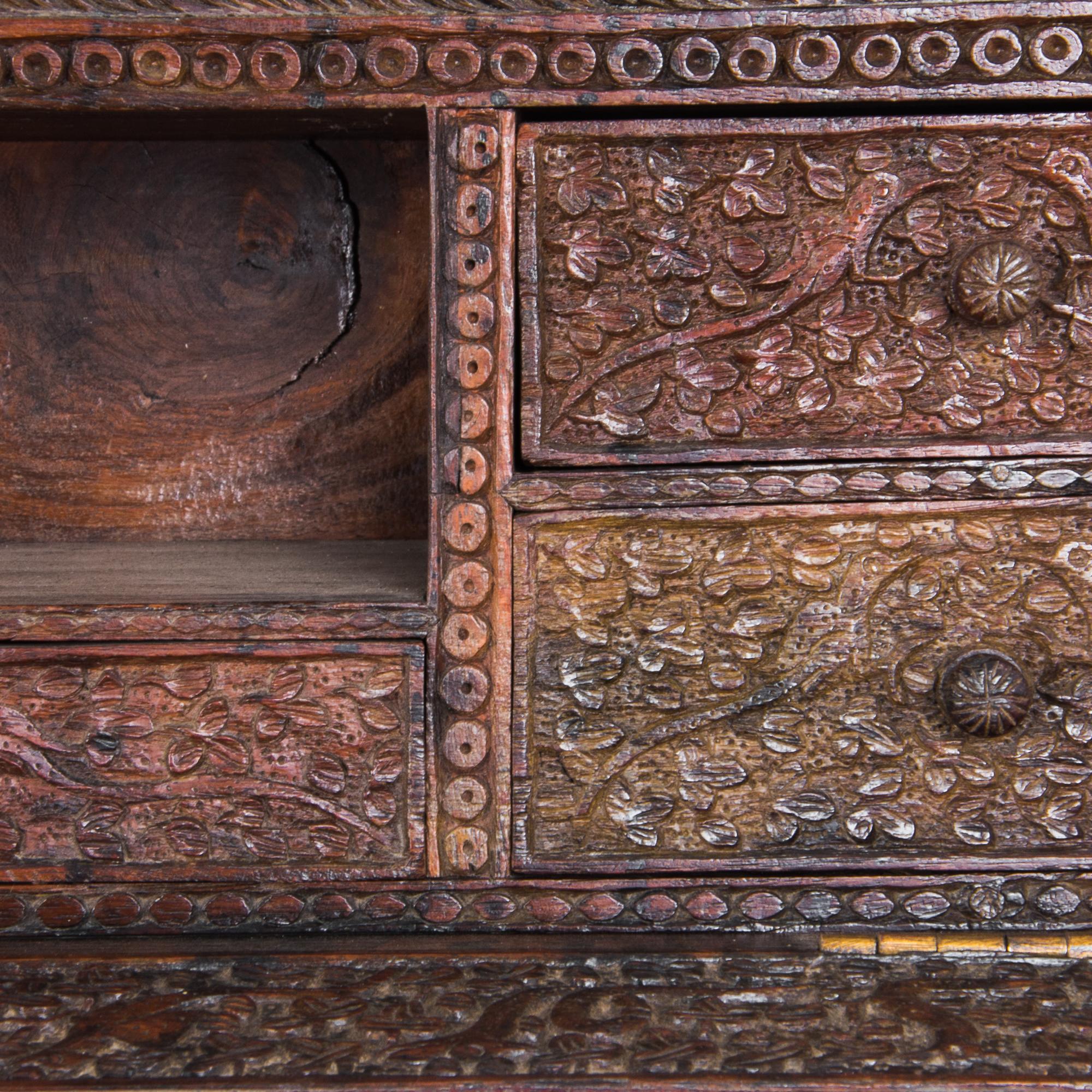 Anglo Indian Ornamental Writing Desk 8