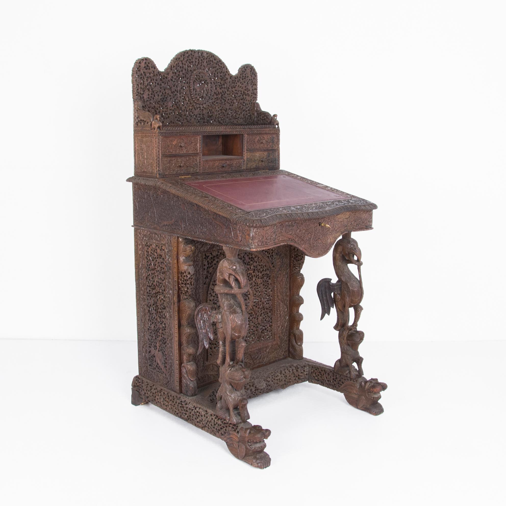 Anglo-Indian Anglo Indian Ornamental Writing Desk