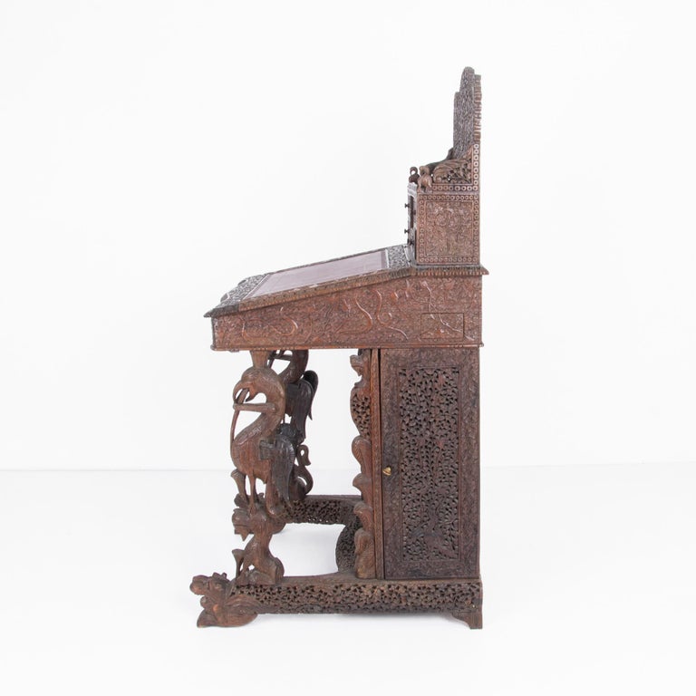 Anglo Indian Ornamental Writing Desk For Sale 2