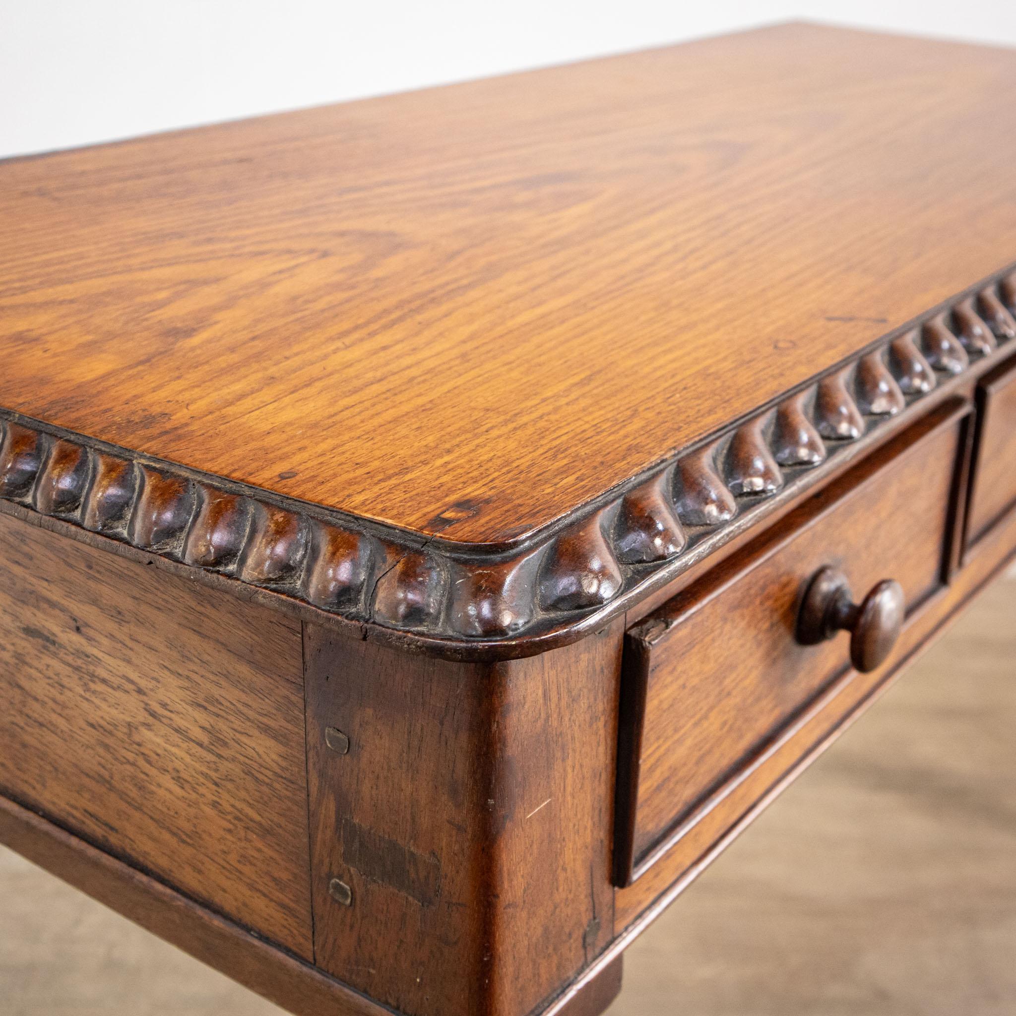 Anglo Indian Padouk Campaign Table or Desk 3