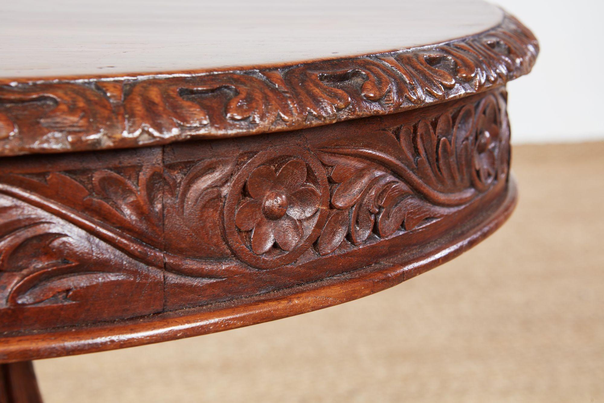Mesa trípode Padouk angloindia Indio en venta