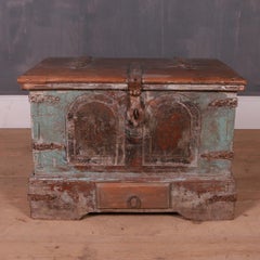 Anglo-Indian Painted Coffer